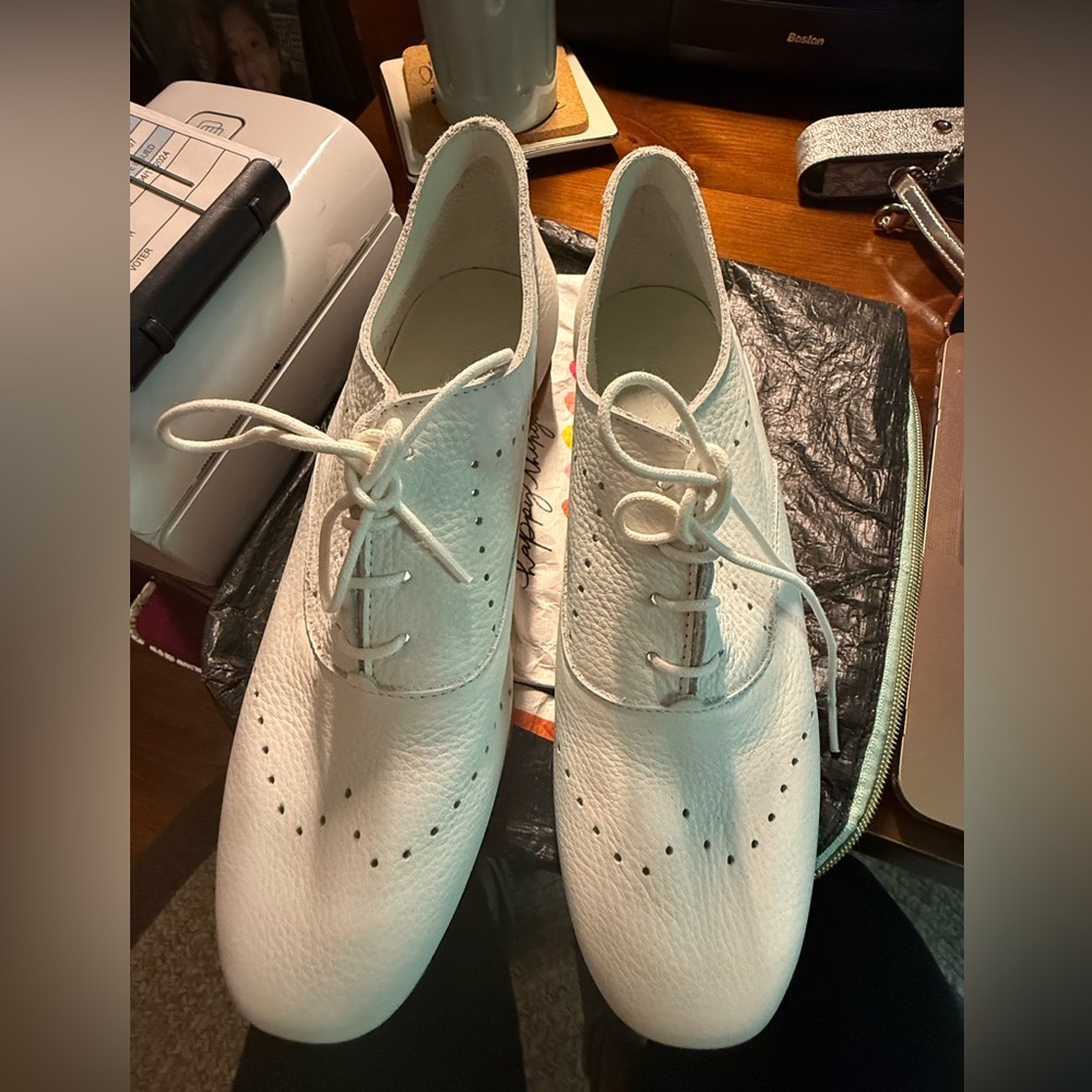 Arche White Leather womans  Oxfords